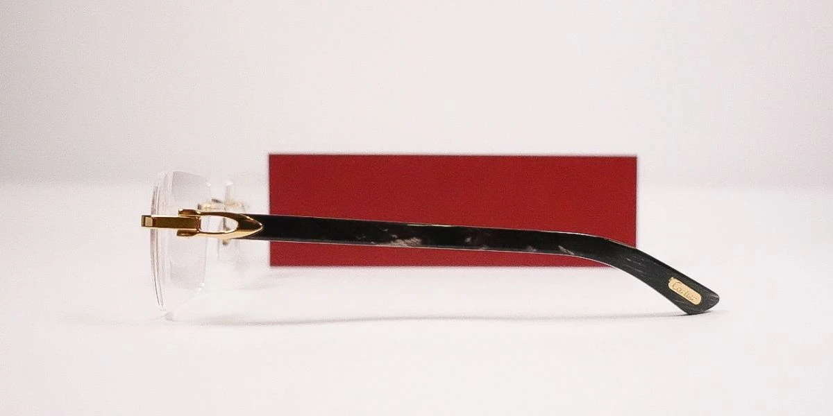 Cartier Buffalo Horn CT0453O 001 3GF 5 Cartier Buffalo Horn CT0453O 001 3GF - Image 5