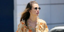 Oliver Peoples Hightree OV1258ST 5292/R5 - As Seen On Sofia Richie & Alessandra Ambrosio -Retavoir Store Alessandra Ambrosio 92082
