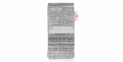Amy Britton Tidal Harris Tweed Grey Stripe Soft Case