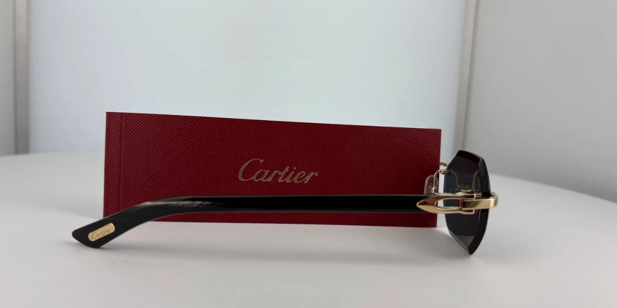 Cartier Buffalo Horn CT0439S 001 4CJ 4 Cartier Buffalo Horn CT0439S 001 4CJ - Image 4