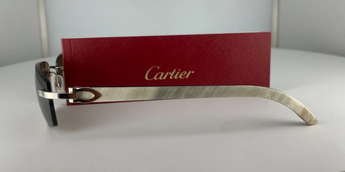 Cartier Buffalo Horn CT0018RS 001 2CL 4 Cartier Buffalo Horn CT0018RS 001 2CL - Image 4