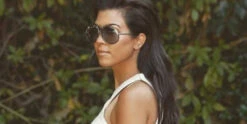Porsche Design 8478 B Chrome Frame - Grey + Dk Green Lenses - As Seen On Kourtney Kardashian -Retavoir Store Kourtney Kardashian 89563