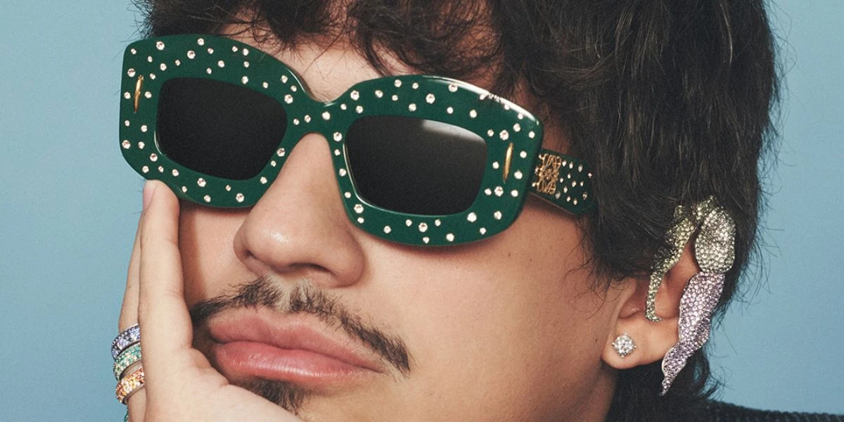 Loewe Anagram LW4114IS 96A - As Seen On Omar Apollo 4 Loewe Anagram LW4114IS 96A - As Seen On Omar Apollo - Image 4