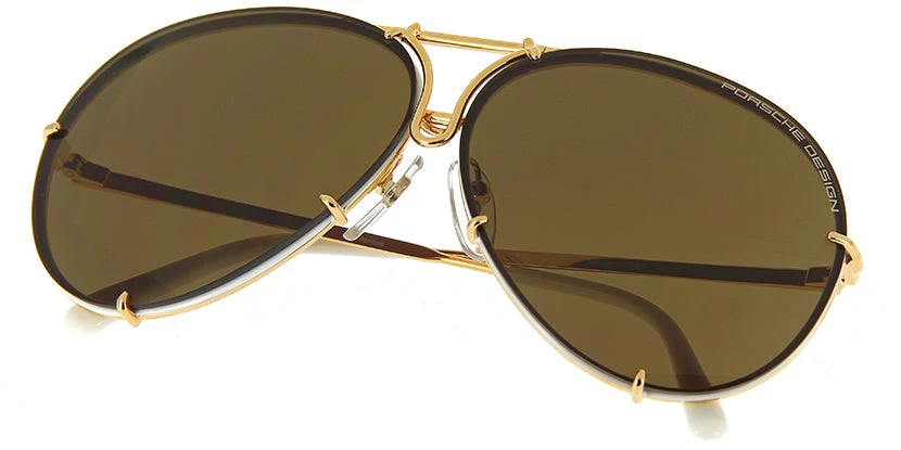 Porsche Design 8478 W Gold Frame - Grad Blue + Brown Lenses 8 Porsche Design 8478 W Gold Frame - Grad Blue + Brown Lenses - Image 8