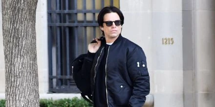 Garrett Leight Kinney X 2093 BK/VVG - As Seen On Sebastian Stan 4 Garrett Leight Kinney X 2093 BK/VVG - As Seen On Sebastian Stan - Image 4