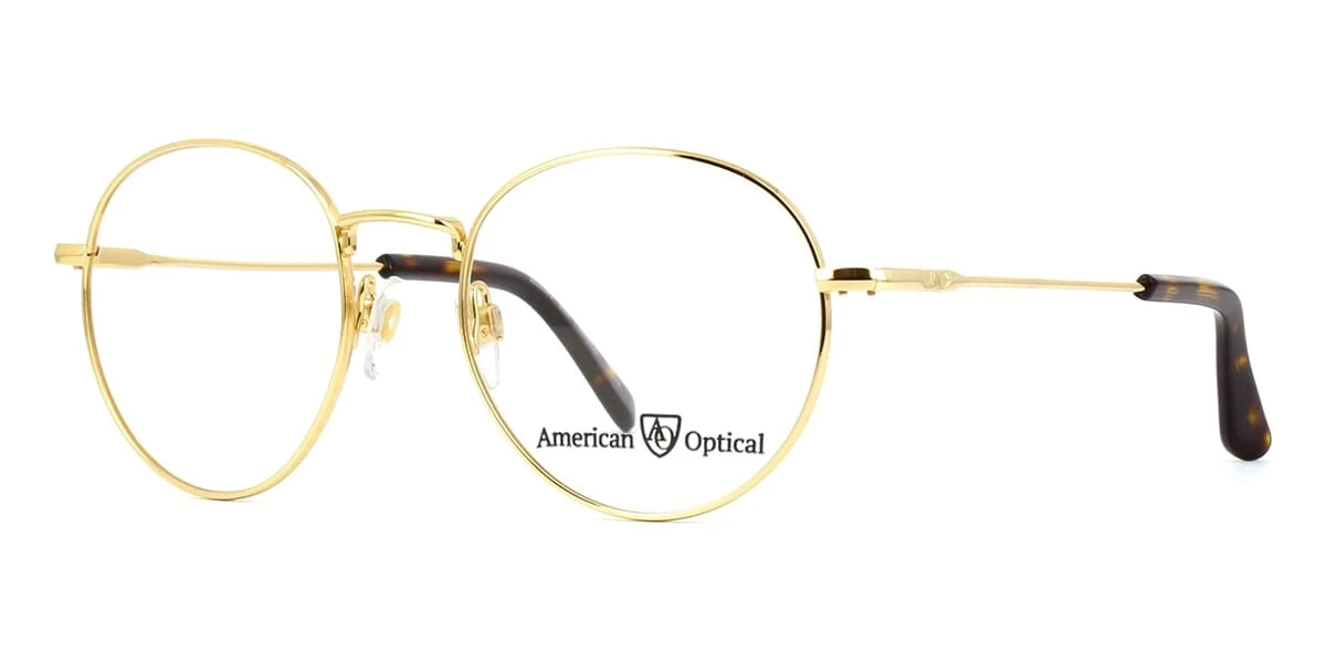 American Optical AO1002 Frame C1 ST TO Gold 1 American Optical AO1002 Frame C1 ST TO Gold