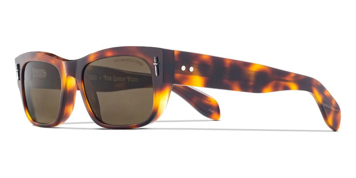 Cutler And Gross Sun X The Great Frog The Dagger GFSN002 02 Tiger Eye Havana - As Seen On Joseph Quinn 1 Cutler And Gross Sun X The Great Frog The Dagger GFSN002 02 Tiger Eye Havana - As Seen On Joseph Quinn