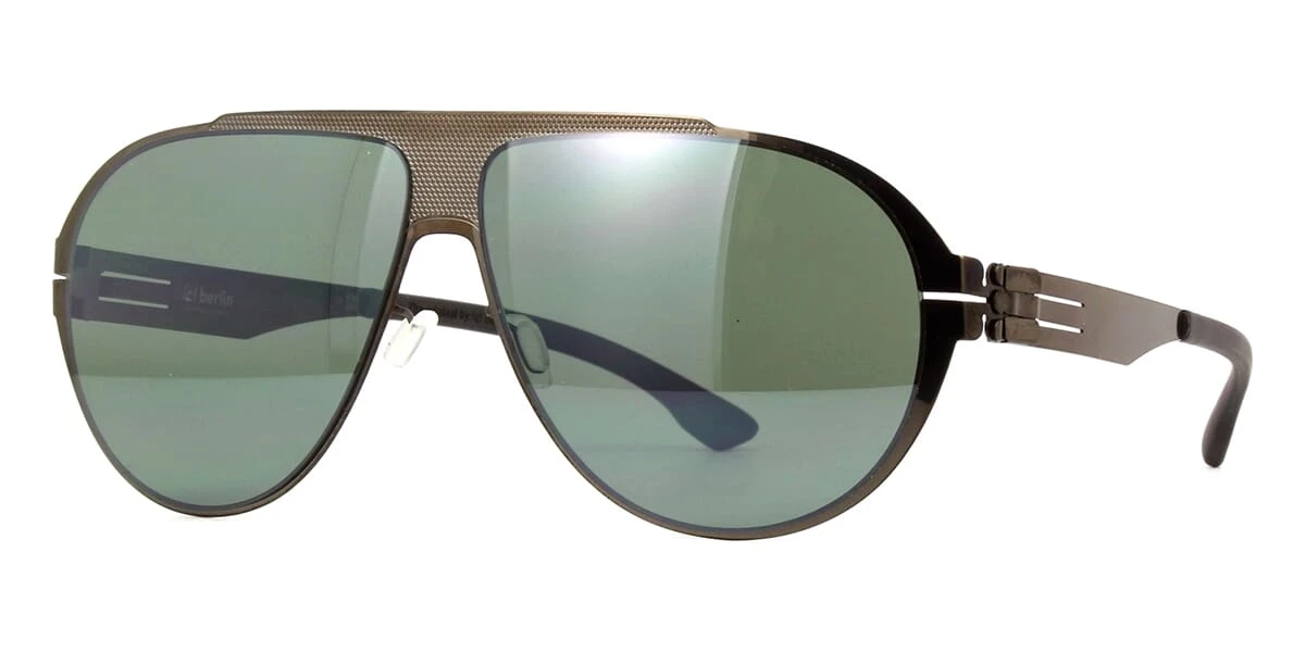 Ic! Berlin Carson Gunmetal With Green Polarised 1 Ic! Berlin Carson Gunmetal With Green Polarised