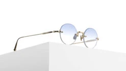 Matsuda Sun M3105-D BG2 With Round Cafe Blue Gradient 5 Matsuda Sun M3105-D BG2 With Round Cafe Blue Gradient -Retavoir Store matsuda essential m3105 d brushed gold hd 3