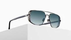 Matsuda Sun M3111 MBK With Mesh Side Shield With Blue Gradient 5 Matsuda Sun M3111 MBK With Mesh Side Shield With Blue Gradient -Retavoir Store matsuda essential m3111 matte black with mesh side shield hd 3