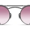 Matsuda Sun 2903H RTM With Ribbed Visors With Pink Gradient