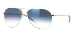 Oliver Peoples Benedict OV1002S 5241/3F Silver/Chrome Sapphire Photochromic VFX - As Seen On John Stamos
