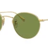Oliver Peoples Coleridge Sun OV1186S 5145/52 Gold/Green - As Seen On Gigi Hadid