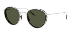 Oliver Peoples Tk-8 Sun OV1318ST 5276/52 18K White Gold Plated