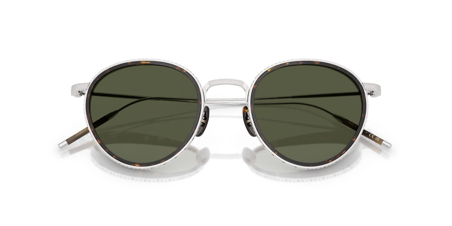 Oliver Peoples Tk-8 Sun OV1318ST 5276/52 18K White Gold Plated 4 Oliver Peoples Tk-8 Sun OV1318ST 5276/52 18K White Gold Plated - Image 4