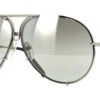 Porsche Design 8478 B Chrome Frame - Grey + Dk Green Lenses - As Seen On Kourtney Kardashian