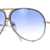 Porsche Design 8478 W Gold Frame - Grad Blue + Brown Lenses