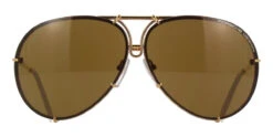 Porsche Design 8478 W Gold Frame - Grad Blue + Brown Lenses 10 Porsche Design 8478 W Gold Frame - Grad Blue + Brown Lenses -Retavoir Store porsche design 8478 w interchangeable lenses hd 2