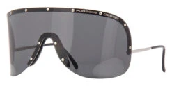 Porsche Design 8479 B S2 Large Silver Wraparound Frame - As Seen On Lady Gaga