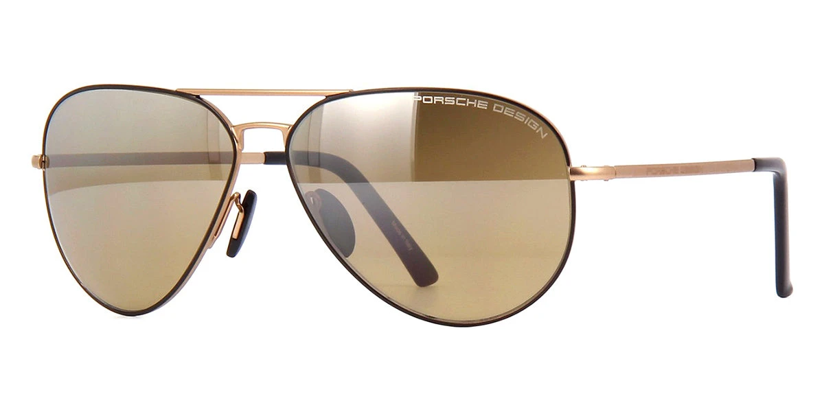 Porsche Design 8508 S Matte Gold Aviators 1 Porsche Design 8508 S Matte Gold Aviators