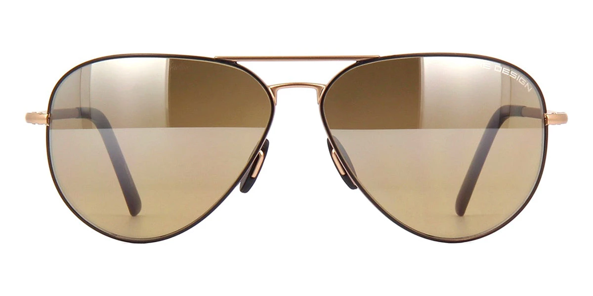 Porsche Design 8508 S Matte Gold Aviators 2 Porsche Design 8508 S Matte Gold Aviators - Image 2