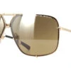 Porsche Design 8928 B Gold Frame With Brown Interchangeable Lenses