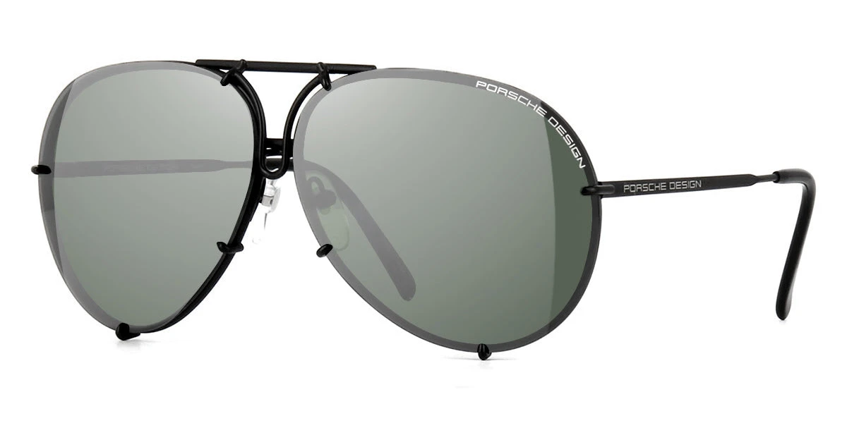 Porsche Design 8478 D Black Frame - Dk Green + Brown Lenses - As Seen On Khloe Kardashian & Kendall Jenner 1 Porsche Design 8478 D Black Frame - Dk Green + Brown Lenses - As Seen On Khloe Kardashian & Kendall Jenner