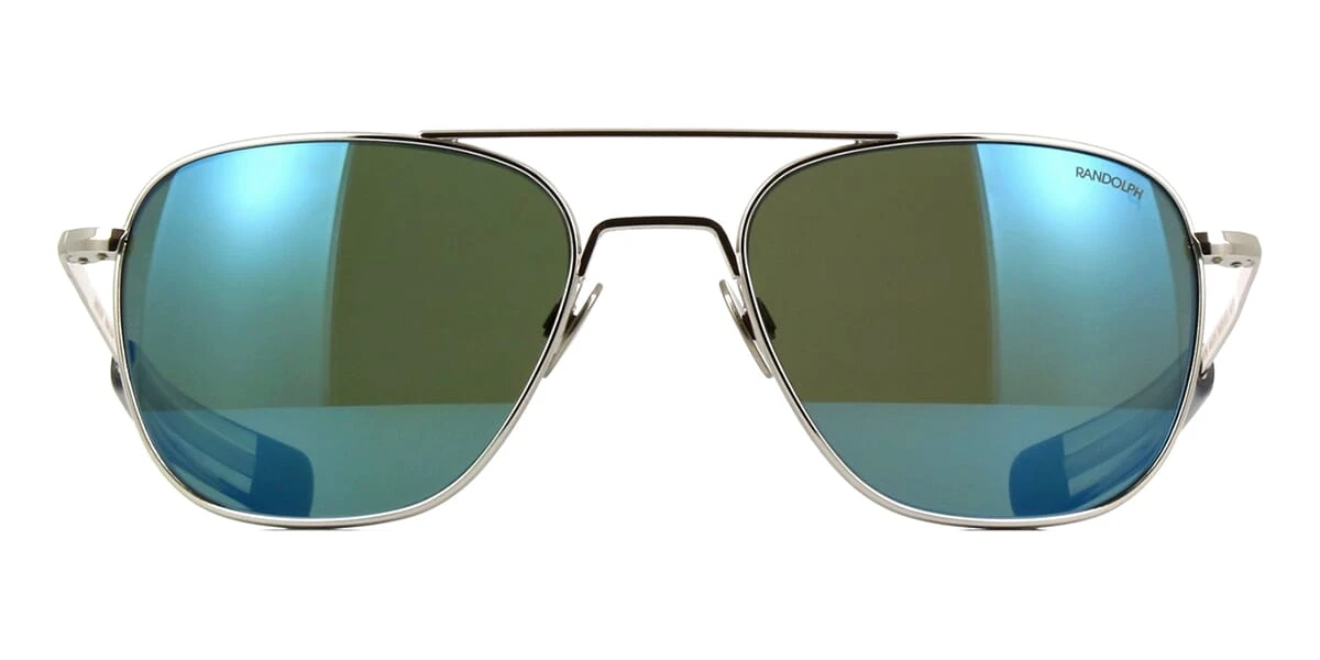 Randolph Aviator 23K White Gold AF265 Polarised - As Seen On Tim Daly 2 Randolph Aviator 23K White Gold AF265 Polarised - As Seen On Tim Daly - Image 2