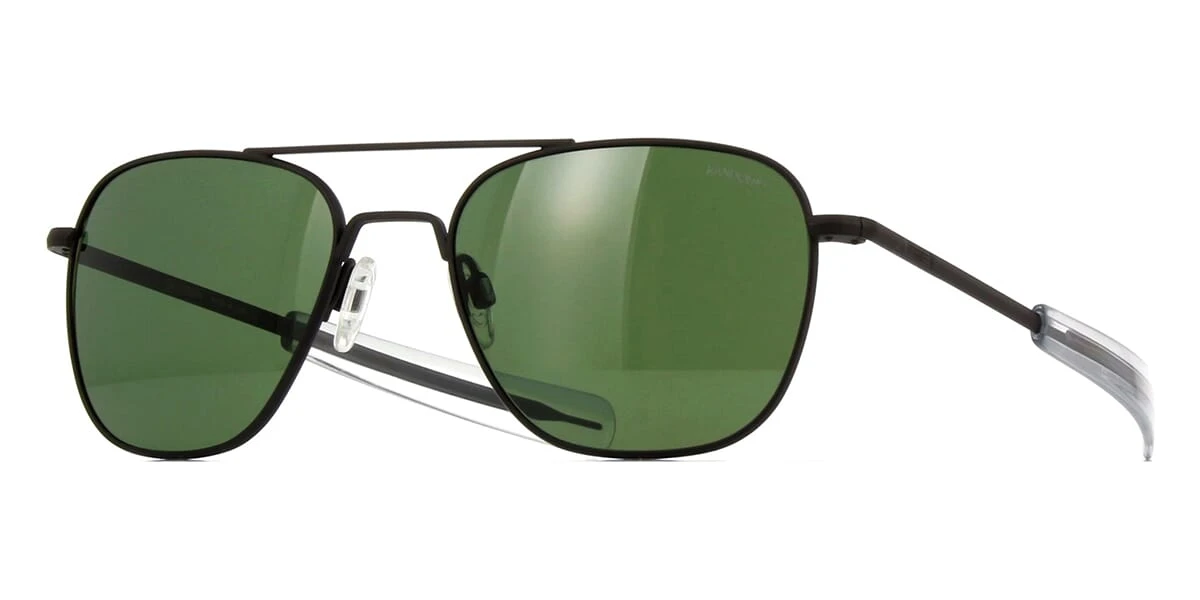 Randolph Aviator Matte Black AF066 1 Randolph Aviator Matte Black AF066