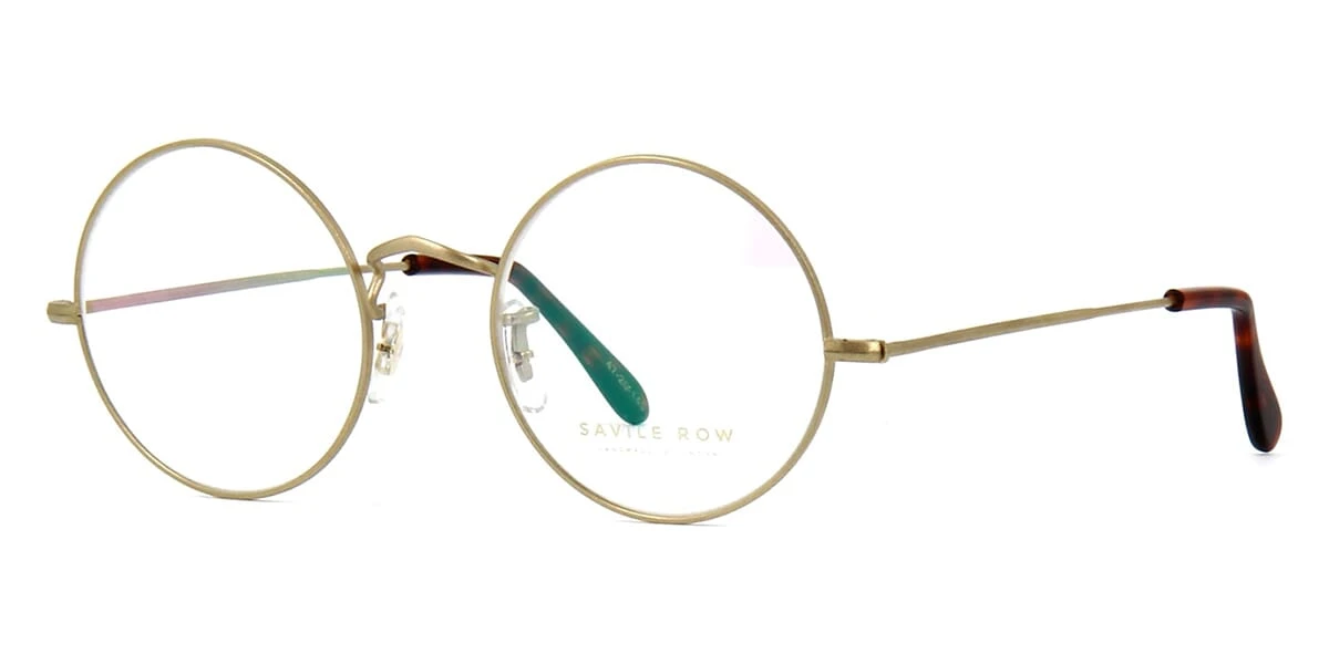 Savile Row 18kt Round Eye Matte Gold 1 Savile Row 18kt Round Eye Matte Gold